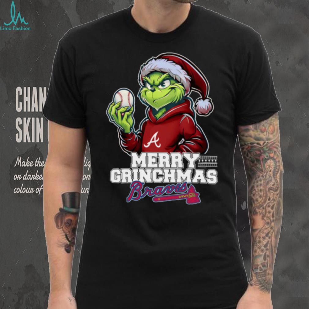 Grinch Merry Christmas Atlanta Braves Baseball T Shirt Grinch Merry Christmas Atlanta Braves Baseball T Shirt