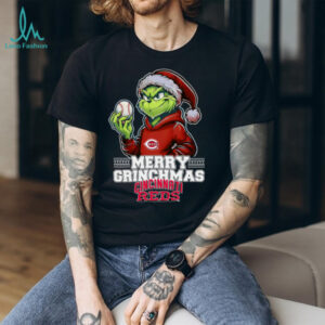 Grinch Merry Christmas Cincinnati Reds Baseball T Shirt
