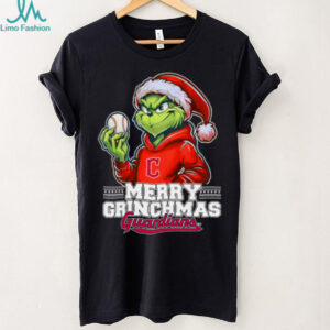 Grinch Merry Christmas Cleveland Guardians Baseball T Shirt
