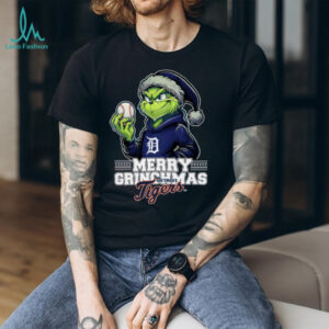Grinch Merry Christmas Detroit Tigers Baseball T Shirt