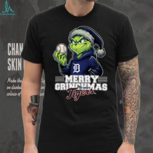 Grinch Merry Christmas Detroit Tigers Baseball T Shirt