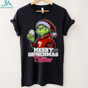Grinch Merry Christmas Philadelphia Phillies Baseball T Shirt