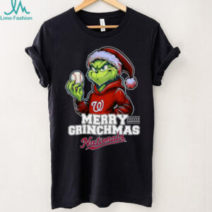Grinch Merry Christmas Washington Nationals Baseball T Shirt