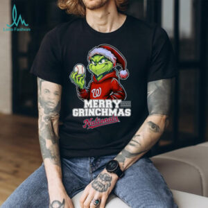 Grinch Merry Christmas Washington Nationals Baseball T Shirt