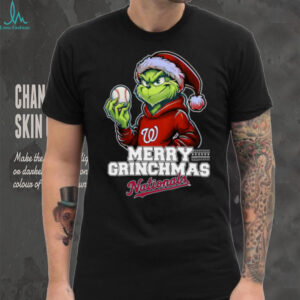 Grinch Merry Christmas Washington Nationals Baseball T Shirt