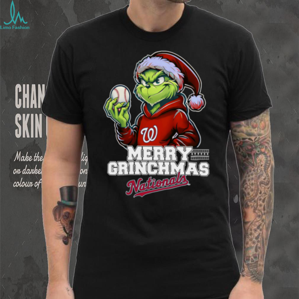 Grinch Merry Christmas Washington Nationals Baseball T Shirt Grinch Merry Christmas Washington Nationals Baseball T Shirt