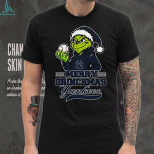 Grinch New York Yankees Baseball Merry Christmas Shirt