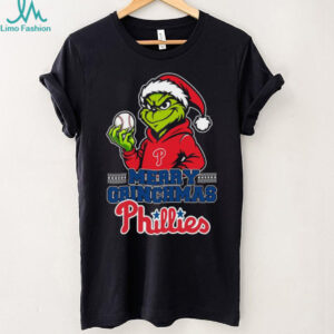 Grinch Philadelphia Phillies Baseball Merry Christmas Shirt