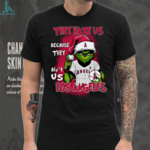 Grinch x They Hate Us Because They Ain't Us Los Angeles Angels Baseball T Shirt