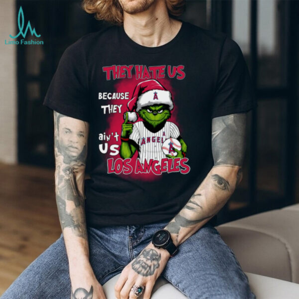 Grinch x They Hate Us Because They Ain’t Us Los Angeles Angels Baseball T Shirt