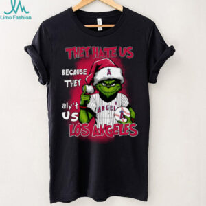 Grinch x They Hate Us Because They Ain't Us Los Angeles Angels Baseball T Shirt