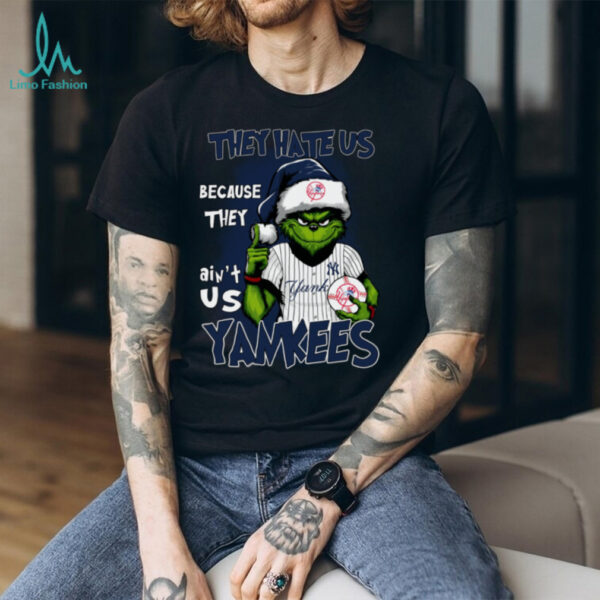 Grinch x They Hate Us Because They Ain’t Us New York Yankees Baseball T Shirt