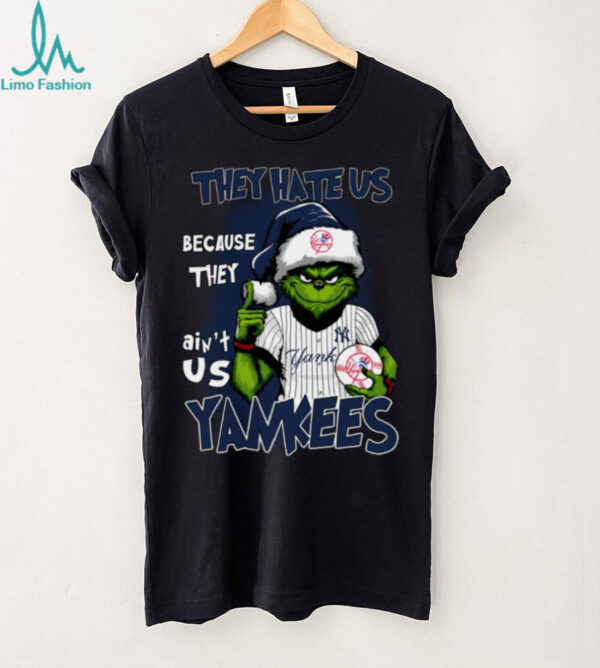Grinch x They Hate Us Because They Ain’t Us New York Yankees Baseball T Shirt