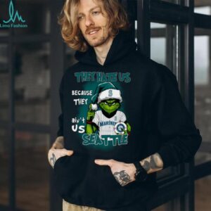 Grinch x They Hate Us Because They Ain't Us Seattle Mariners Baseball T Shirt