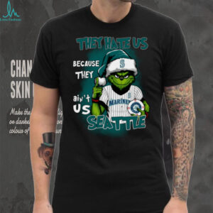 Grinch x They Hate Us Because They Ain't Us Seattle Mariners Baseball T Shirt