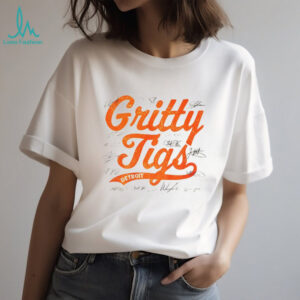 Gritty Tigs Detroit Tigers NFL Football 2025 signatures shirt