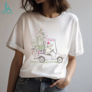 Hand drawing Dog with Christmas Tree Christmas 2025 shirt