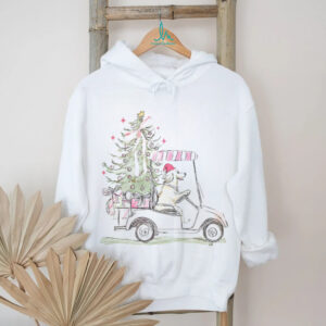Hand drawing Dog with Christmas Tree Christmas 2025 shirt