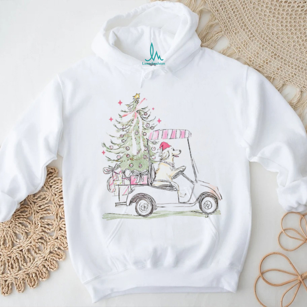 Hand drawing Dog with Christmas Tree Christmas 2025 shirt Hand drawing Dog with Christmas Tree Christmas 2025 shirt