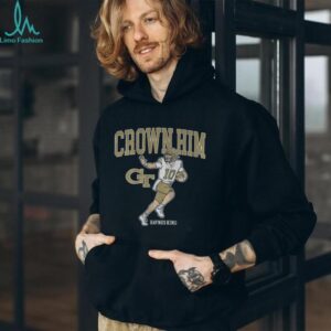 Haynes King Crown Him Georgia Tech Yellow Jackets Football NFL cartoon shirt