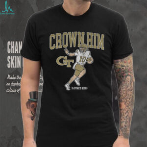 Haynes King Crown Him Georgia Tech Yellow Jackets Football NFL cartoon shirt