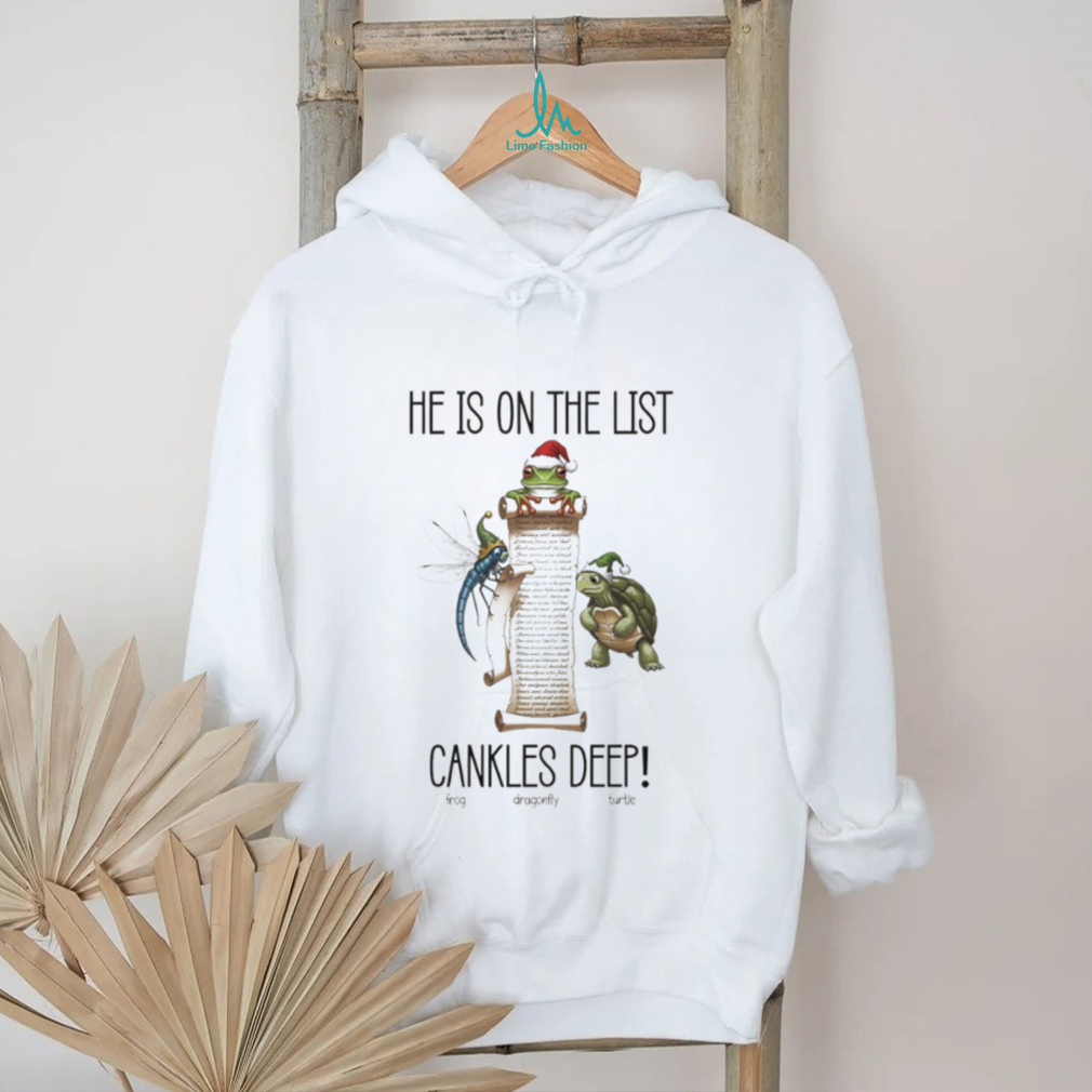 He’s On The List Anti Trump Cankles Christmas FDT Frog Dragonfly Turtle shirt He’s On The List Anti Trump Cankles Christmas FDT Frog Dragonfly Turtle shirt