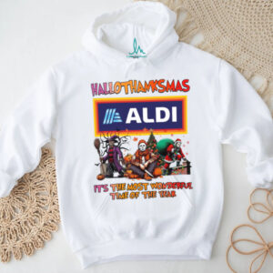 Horror Movies Aldi Hallothanksmas It’s The Most Wonderful Time T Shirt