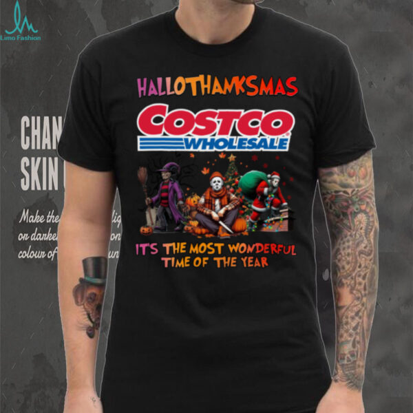Horror Movies Costco Wholesale Hallothanksmas It’s The Most Wonderful Time T Shirt