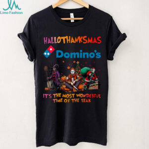 Horror Movies Domino’s Hallothanksmas It’s The Most Wonderful Time T Shirt