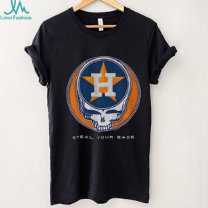 Houston Astros Steal Your Base Grateful Dead skull MLB shirt