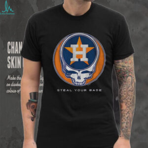 Houston Astros Steal Your Base Grateful Dead skull MLB shirt