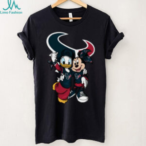 Houston Texans Disney Mickey & Minnie Huddle T Shirt