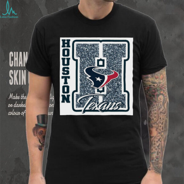 Houston Texans Glitter H Logo T Shirt