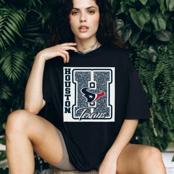 Houston Texans Glitter H Logo T Shirt
