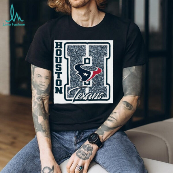 Houston Texans Glitter H Logo T Shirt