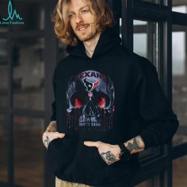 Houston Texans Skull & Blood Drip Tee