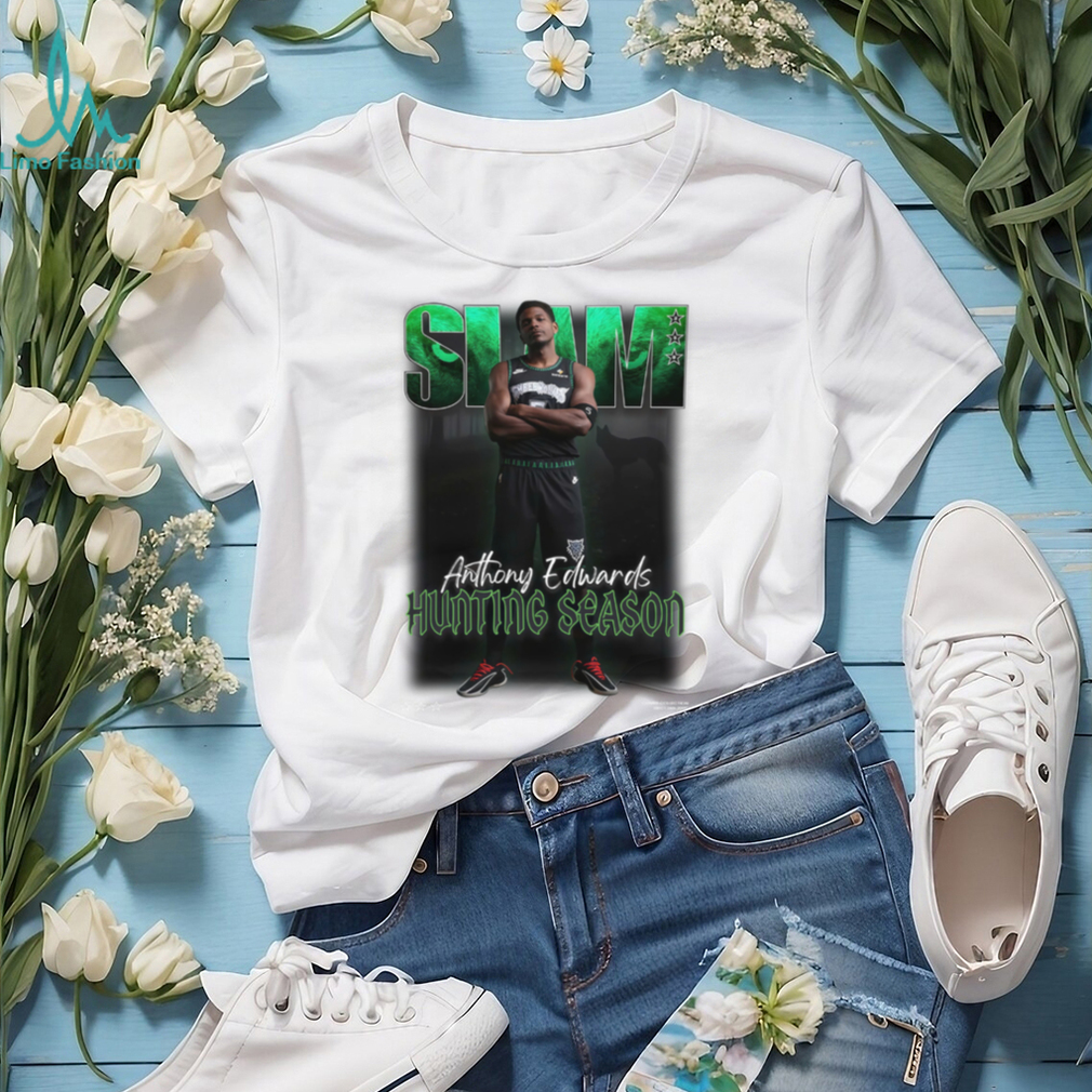 Hunting Season Anthony Edwards SLAM Basketball Shirt Hunting Season Anthony Edwards SLAM Basketball Shirt