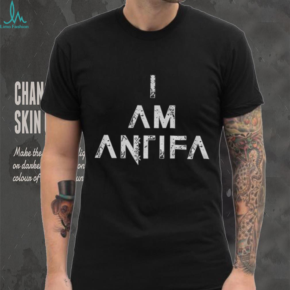 I am Antifa Bold Protest political shirt I am Antifa Bold Protest political shirt