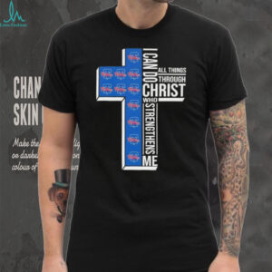 I can do all things through Christ who strengthens me Philadelphia Phillies baseball cross shirt