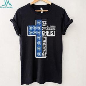 I can do all things through Christ who strengthens me Seattle Mariners baseball cross shirt