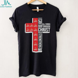 I can do all things through Christ who strengthens me St. Louis Cardinals baseball cross shirt