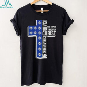 I can do all things through Christ who strengthens me Tampa Bay Rays baseball cross shirt