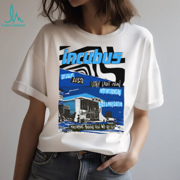 Incubus Tour Merch Salt Lake City 2025 Event T Shirt