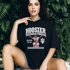 Indiana Hoosier Elijah Sarratt Through & Through Score TShirt