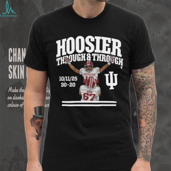 Indiana Hoosier Elijah Sarratt Through & Through Score TShirt