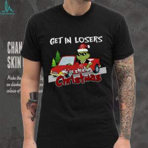 Indiana Hoosiers Grinch Christmas T Shirt Get In Losers We’re Stealing Christmas Holiday Tee