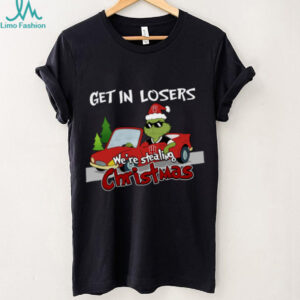 Indiana Hoosiers Grinch Christmas T Shirt Get In Losers We’re Stealing Christmas Holiday Tee