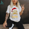 Personalized Virginia Tech Hokies HalloThanksMas Tee, Funny Holiday Shirt with Pumpkin Football Santa Hat, NCAA Gift for Halloween Thanksgiving Christmas