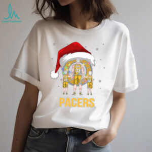 Indiana Pacers Family Christmas Shirt – Custom NBA Fan Tee – Personalized Dad Gift with Name & Number for Holiday & Basketball Fans