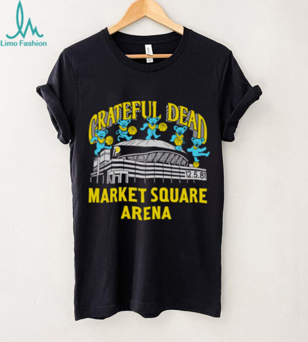 Indiana Pacers Grateful Dead Bears Market Square Arena TShirt